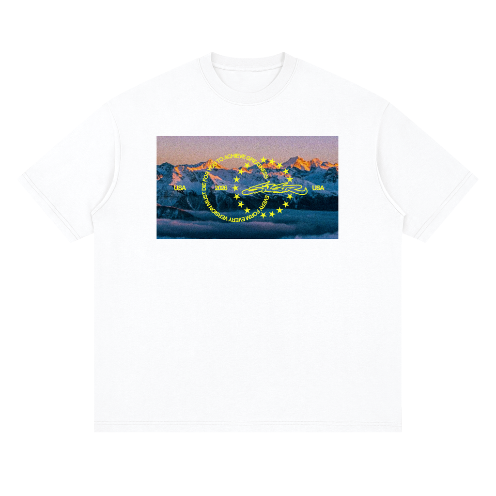 Death letter 'OVERSIZED' Tee